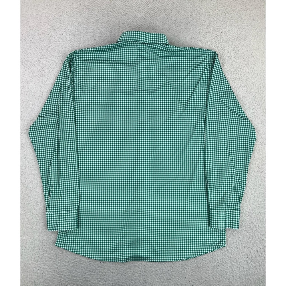 Collars & Co Dress Collar Polo Shirts Lot of 2 Mens 2XL Green Blue Gingham - Picture 5 of 10